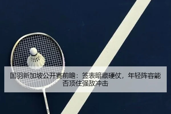 国羽新加坡公开赛前瞻：签表暗藏硬仗，年轻阵容能否顶住强敌冲击